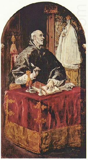 Vision des Hl. Ildefonso, El Greco